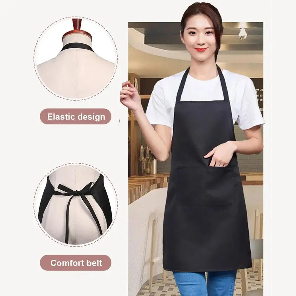 KITPIPI Unisex Waterproof Adjustable Sleeveless Chef Apron Sleeveless Apron Axl