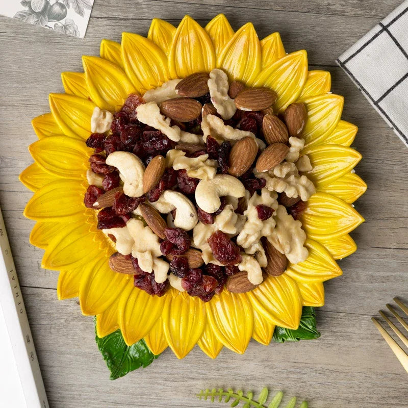 Cactus Resin Storage Dish – Decorative Candy & Snack Plate Decorative Storage Dish Axl colorful sunflower