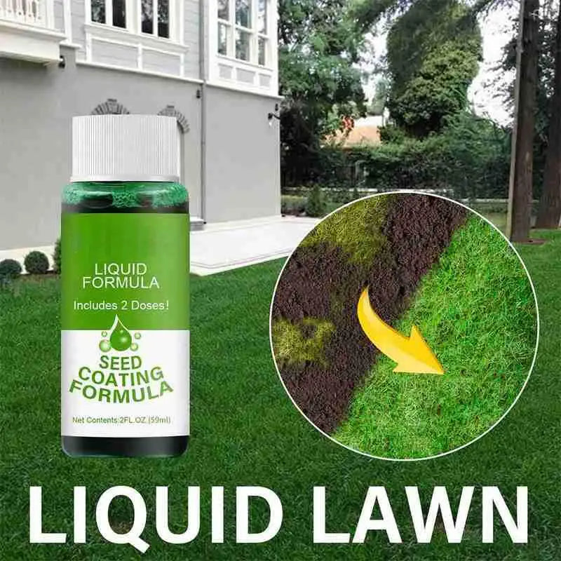 Hydro Mousse Liquid Lawn Seed Spray – Turf Growth Booster 59ml Liquid Lawn Spray Axl