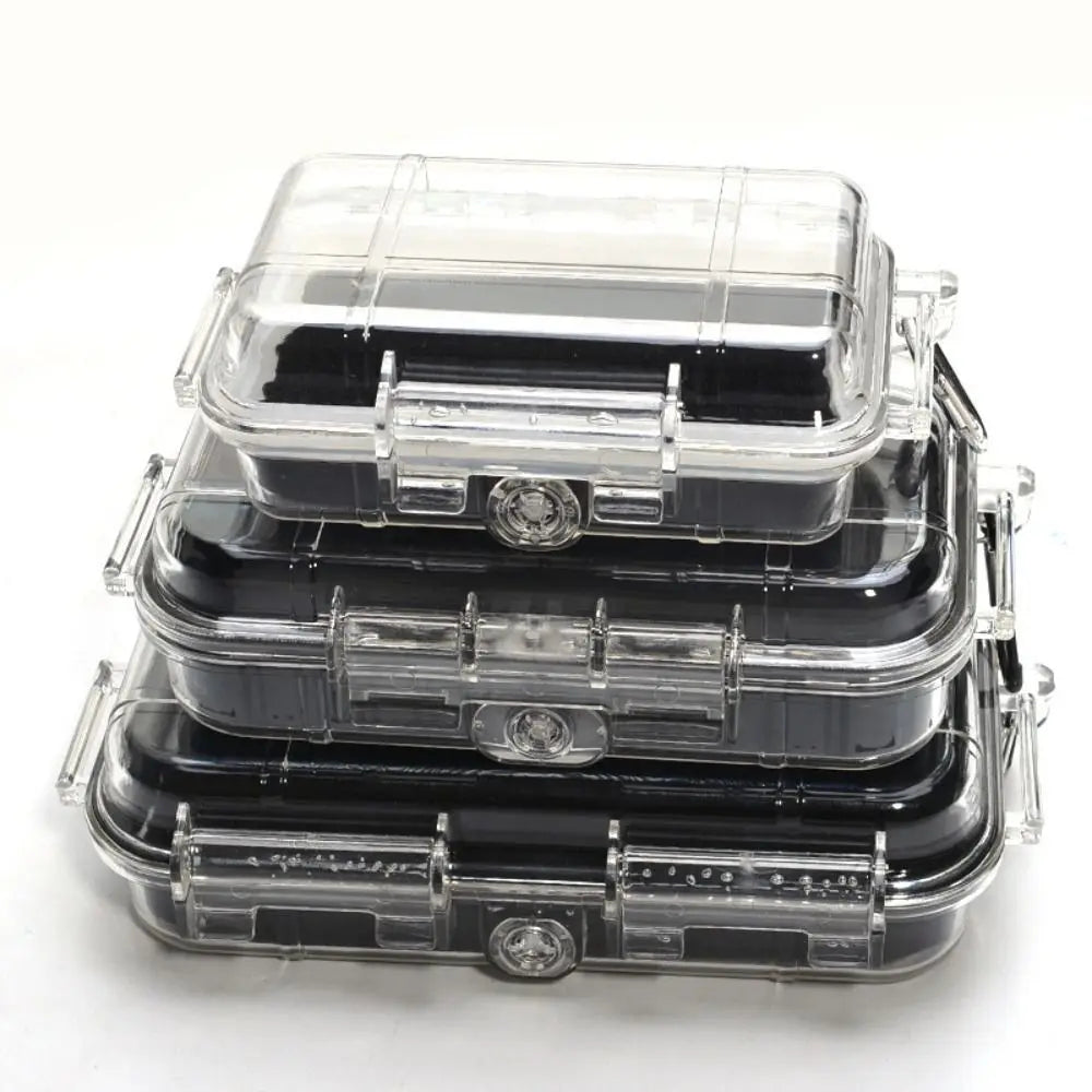 Waterproof Shockproof ABS Dry Box – Outdoor Storage Case S/M/L Waterproof Dry Box Axl