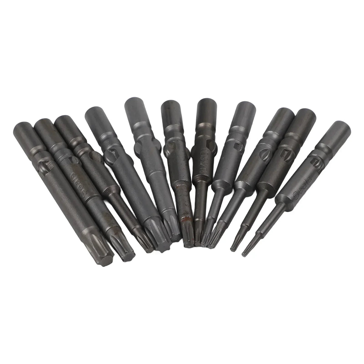 Torx Screwdriver Bit Set T5–T30 | 6mm Round Shank 6 & 11 Pc Screwdriver Bit Set Axl