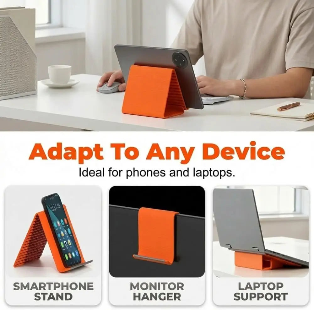Flexible Foldable Silicone Phone & Tablet Stand | Multi-Angle Phone & Tablet Stand Axl