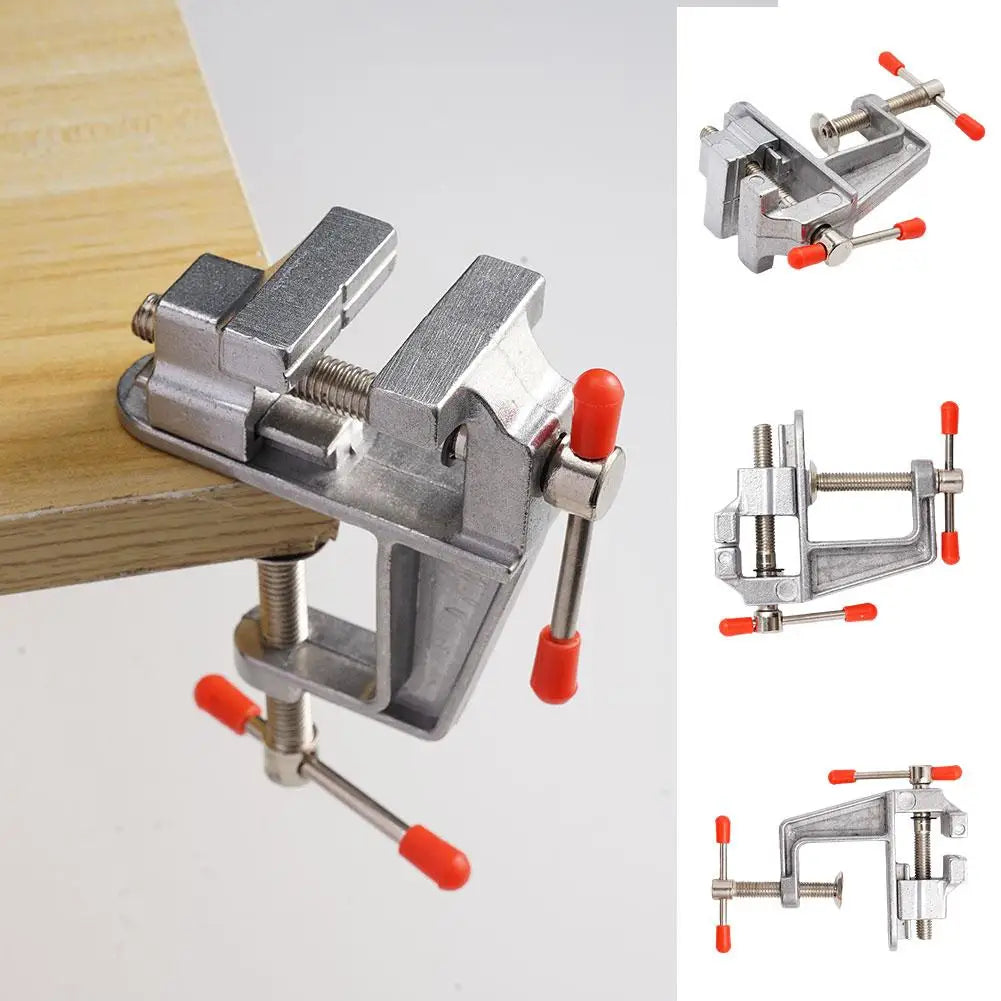 Mini Aluminum Bench Vise – Compact Table Clamp for Hobby & Craft Mini Bench Vise Axl