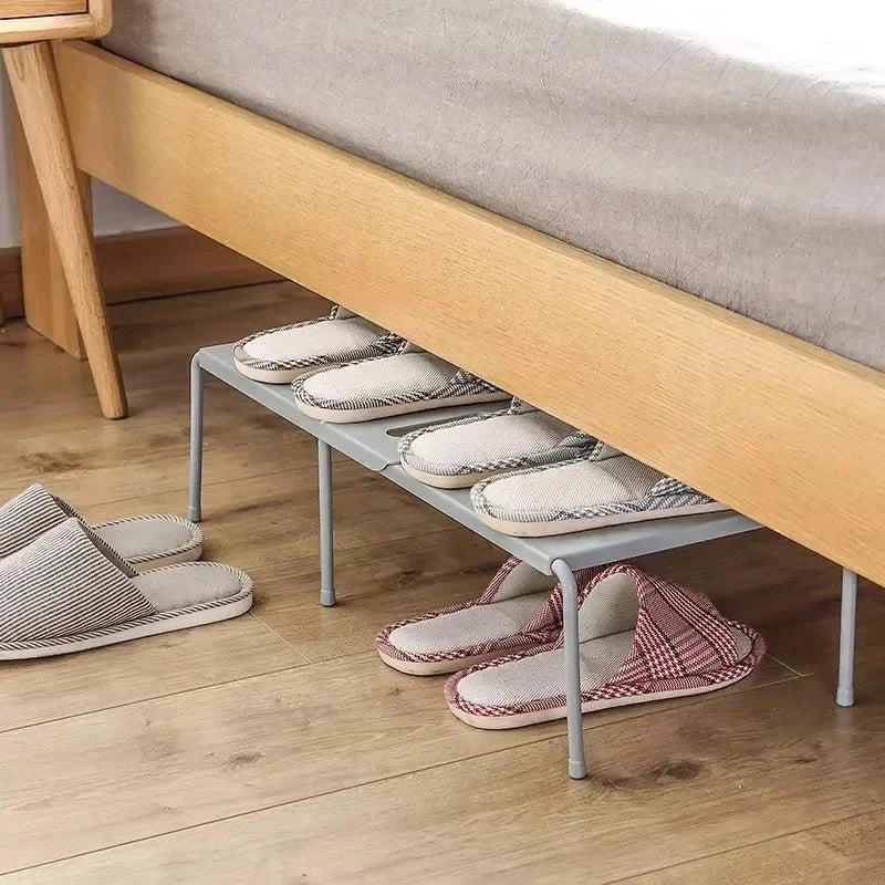 ABS Telescopic Shoe Rack – Extendable Space-Saving Organizer Shoe Storage Rack Axl