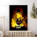 Dungeons & Dragons Wall Poster – Self-Adhesive Waterproof Sticker Wall Art Poster Axl z3 21x30cm No Frame