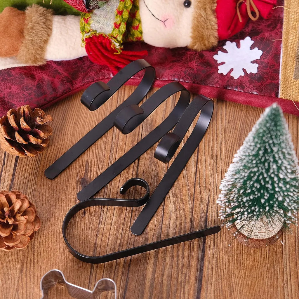 Christmas Stocking Holders for Mantle – Metal Clips 2/4 Pack Stocking Mantel Holder Axl