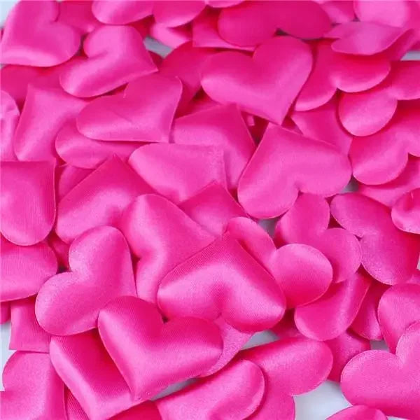 Heart Silk Petal Confetti 100/200 Pcs – Wedding & Party Decor Party Confetti Decor Axl 200pcs rose red