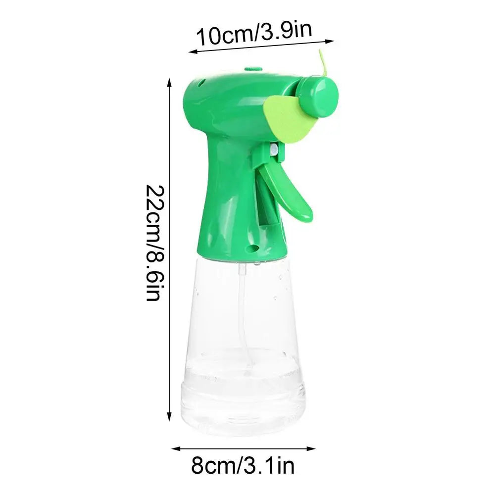 Handheld Misting Fan – Portable Water Spray Cooling Fan Handheld Misting Fan Axl Green