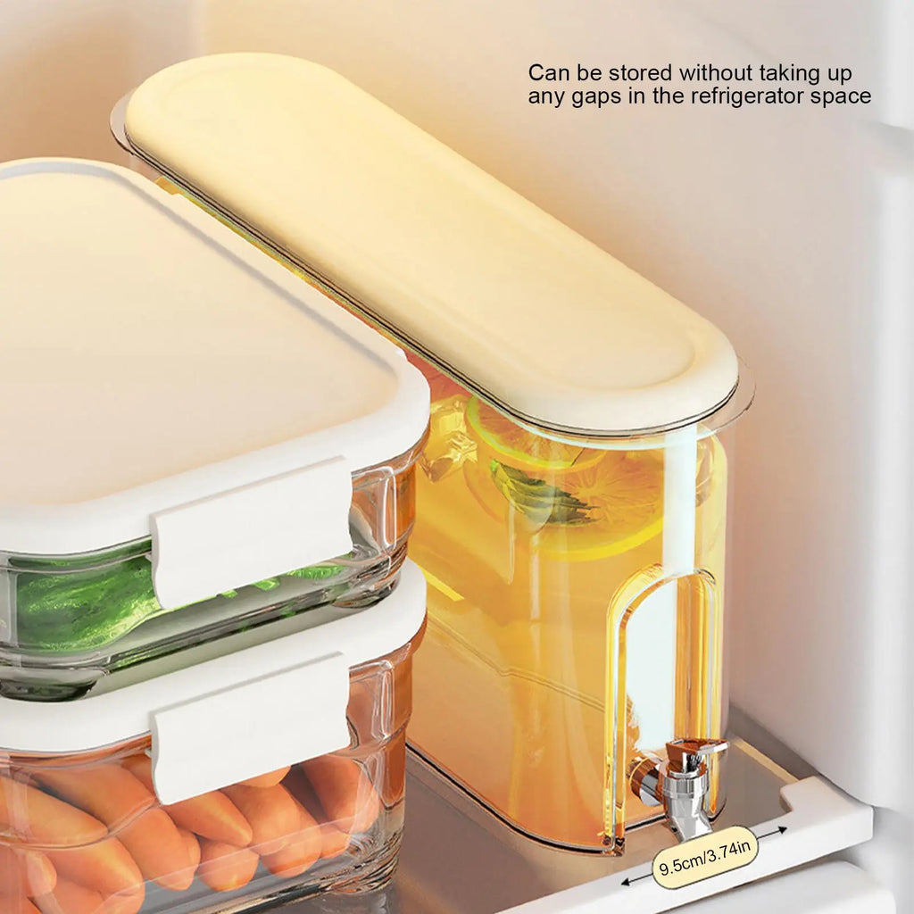 4L Fridge Drink Dispenser – Sealed Leak-Proof Spigot, Food Grade Beverage Dispenser Axl