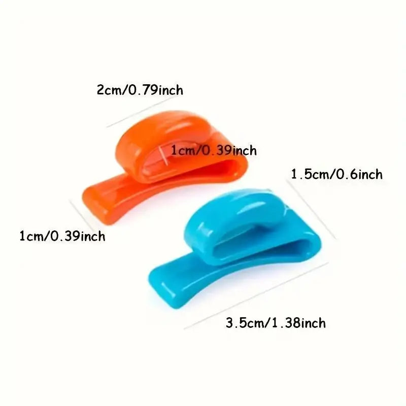 4-Pack Anti-Loss Key Hooks – Plastic Key Organizer for Bag & Car Key Hook Organizer Axl
