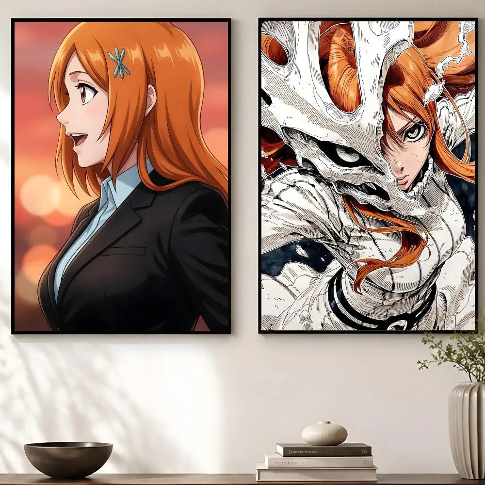 Anime Orihime Inoue Wall Poster – Waterproof Self-Adhesive Art Anime Wall Poster Axl