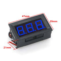 DC 100V Digital Voltmeter Ammeter – LED Volt Meter Gauge Digital Voltmeter Gauge Axl blue