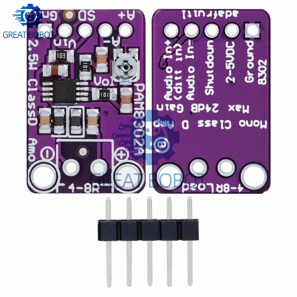 PAM8302 2.5W Class D Audio Amplifier Module – CJMCU-832 Audio Amplifier Module Axl