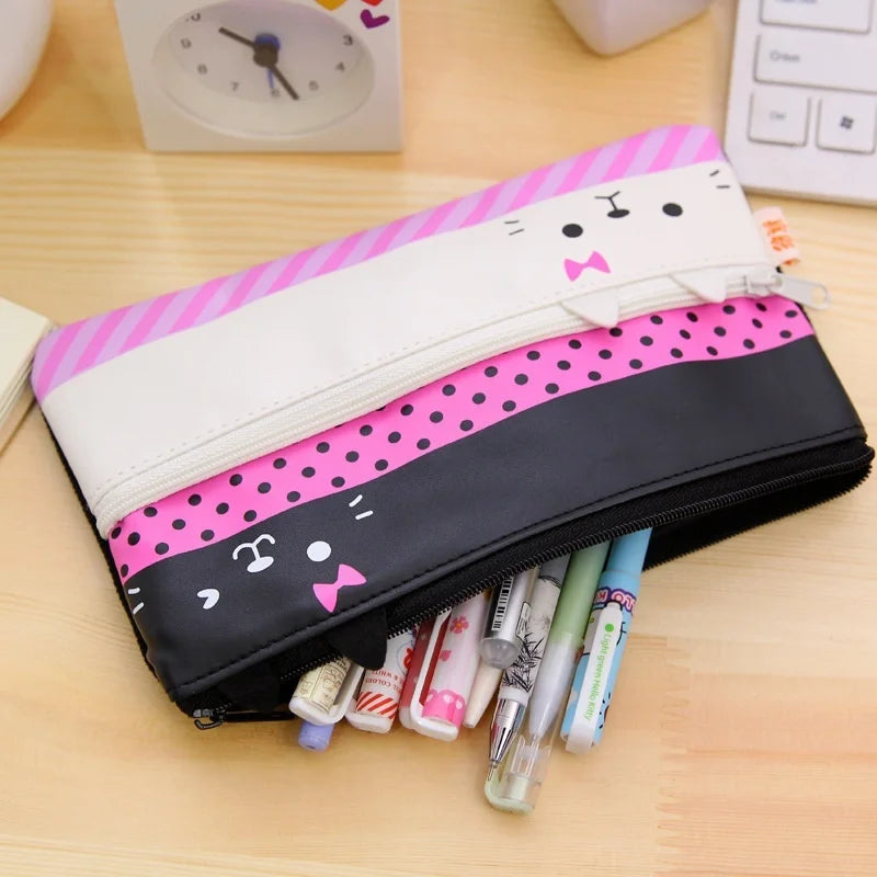 Kawaii Pencil Case – Cute Fabric Pouch for School Stationery Pencil Case Axl