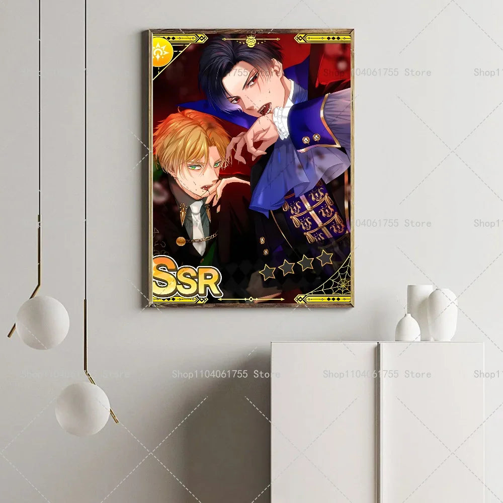 SSR Role Art Poster – Self-Adhesive Waterproof Wall Sticker Wall Art Poster Axl
