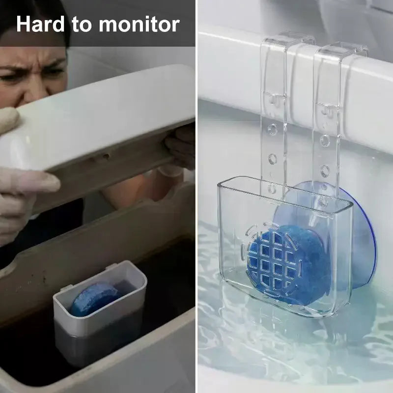 Toilet Tank Tablet Holder – Hanging Cleaner & Deodorizer Toilet Tablet Holder Axl
