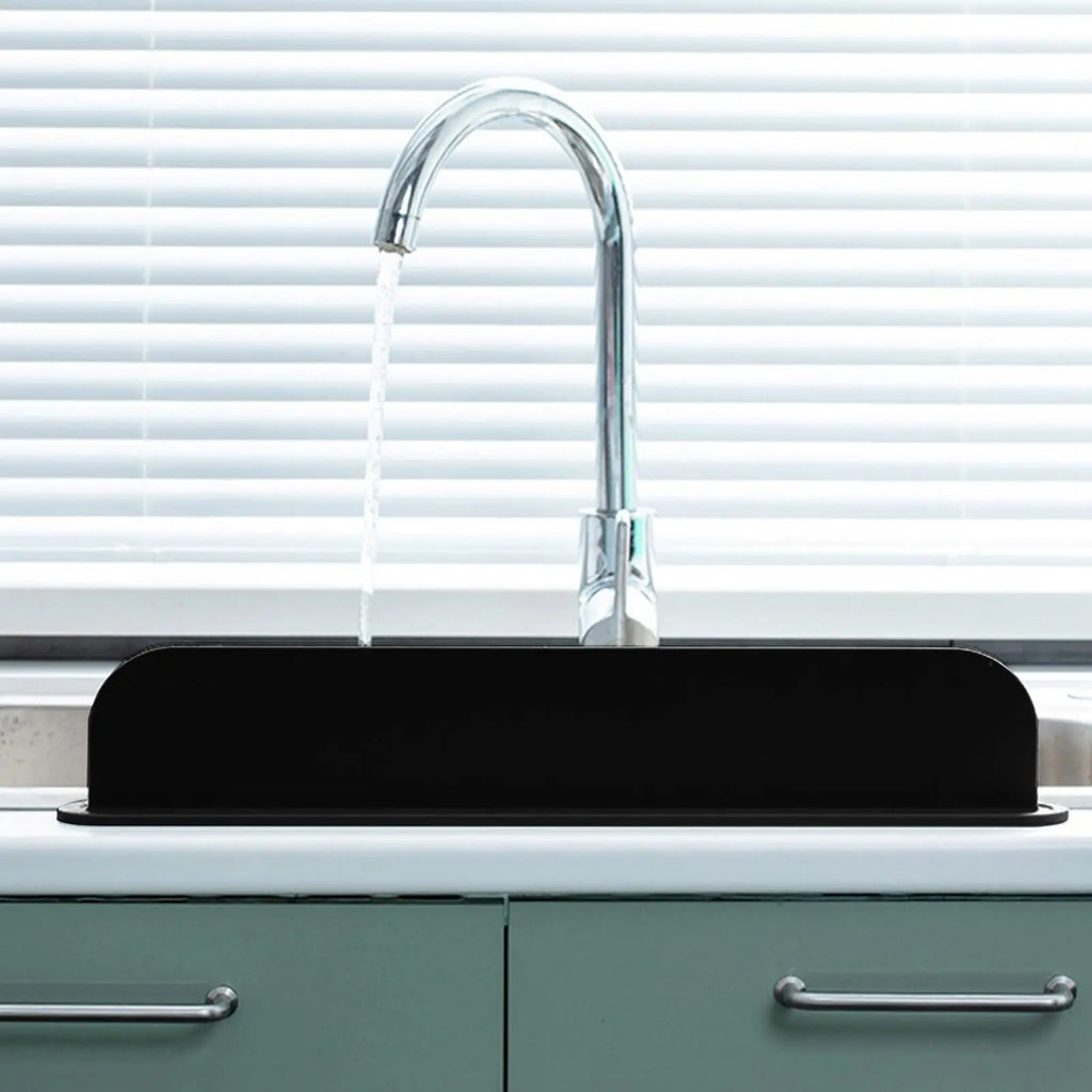 Silicone Sink Splash Guard – Kitchen & Bathroom Water Barrier Sink Splash Guard Axl