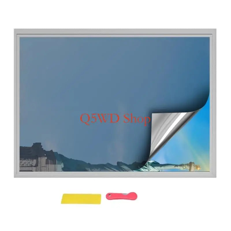 One-Way Mirror Window Film 60×500cm | UV & Heat Blocking Tint Window Privacy Film Axl