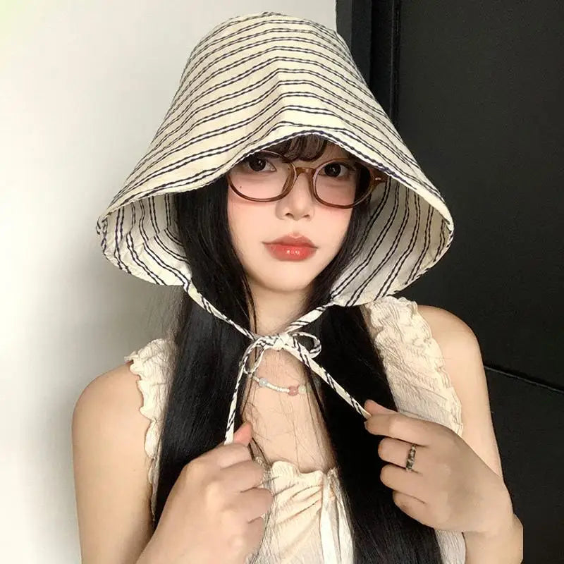 Floral Bucket Hat – French Wide Brim Adjustable Sun Hat Bucket Hat Axl