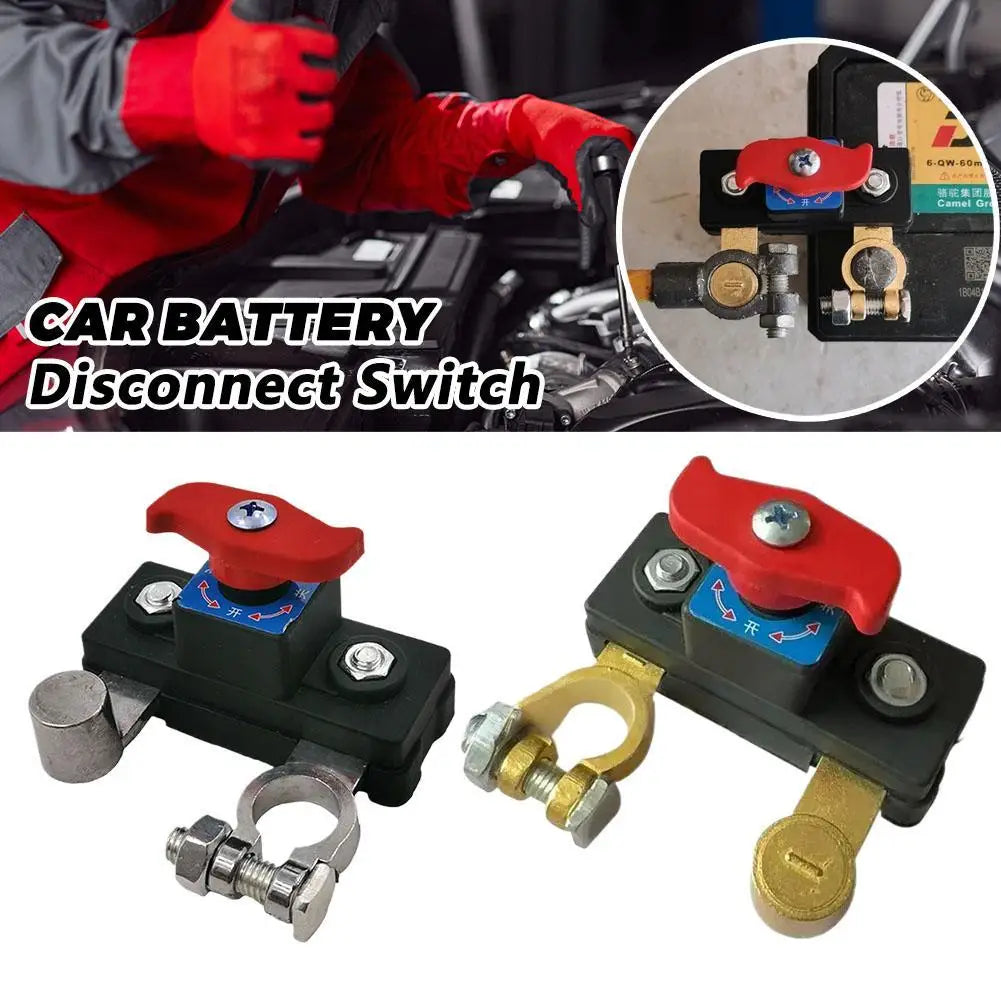 12V–48V Battery Master Cut-Off Switch for RV, Boat & Car Battery Isolator Switch Axl