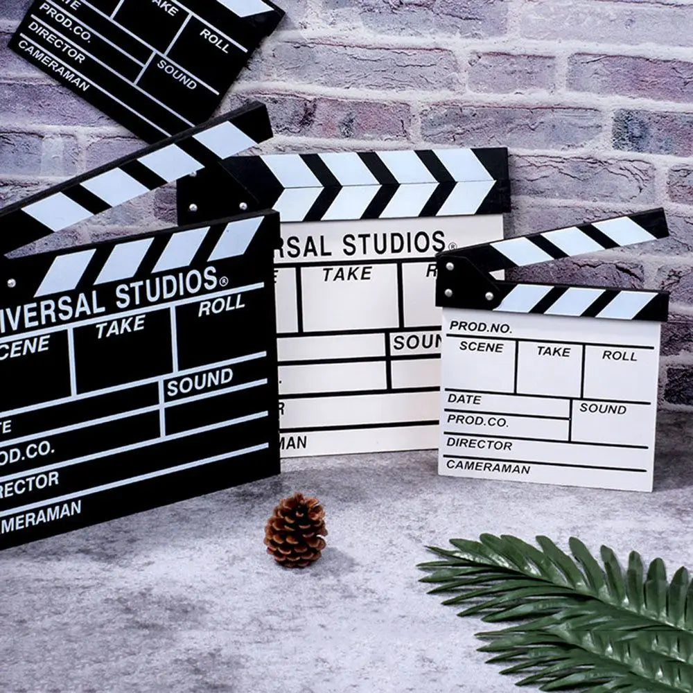 Wooden Director Clapperboard | Film Slate Photography Prop 30x27cm Photography Prop Axl