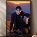 Ji Chang-wook HD PVC Self-Stick Wall Poster | K-Drama Decor Wall Art Poster Axl White01 15X20cmNoframe
