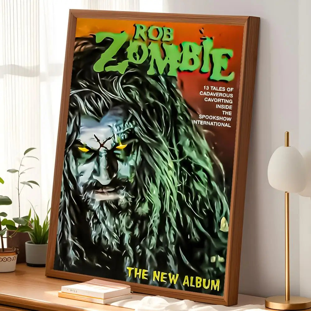 Rob Zombie Self-Stick HD Wall Art Poster – Waterproof Decor Wall Art Poster Axl
