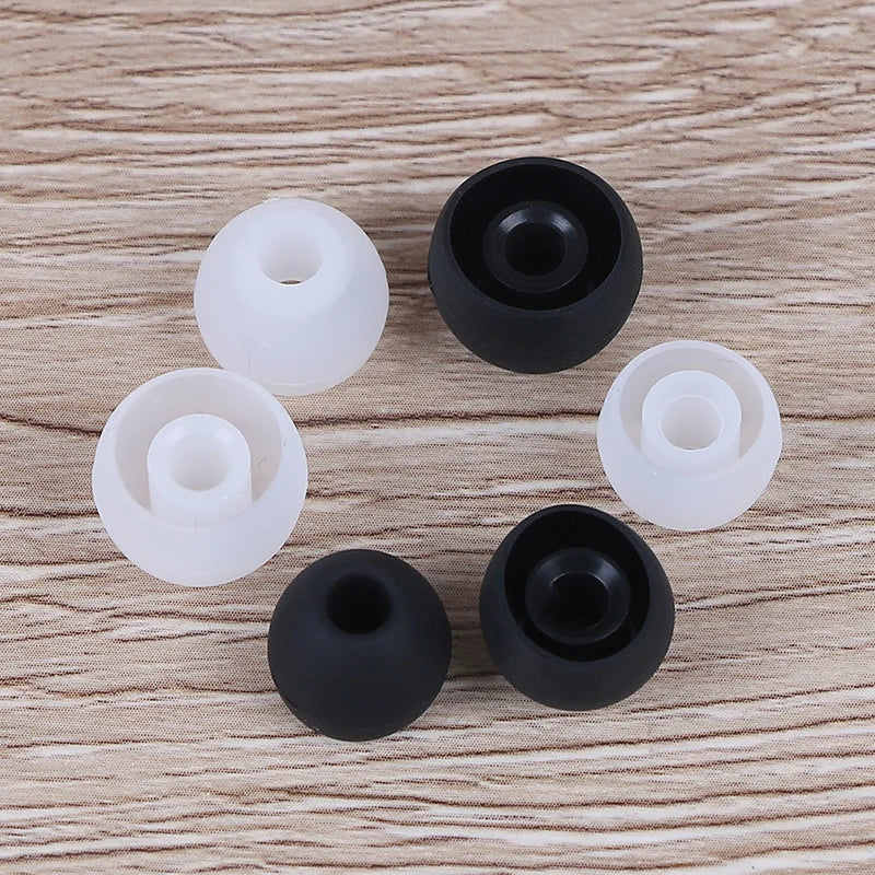 Silicone Earbud Tips 6 Pairs S/M/L – Universal Earphone Tips Earbud Tips Axl one size
