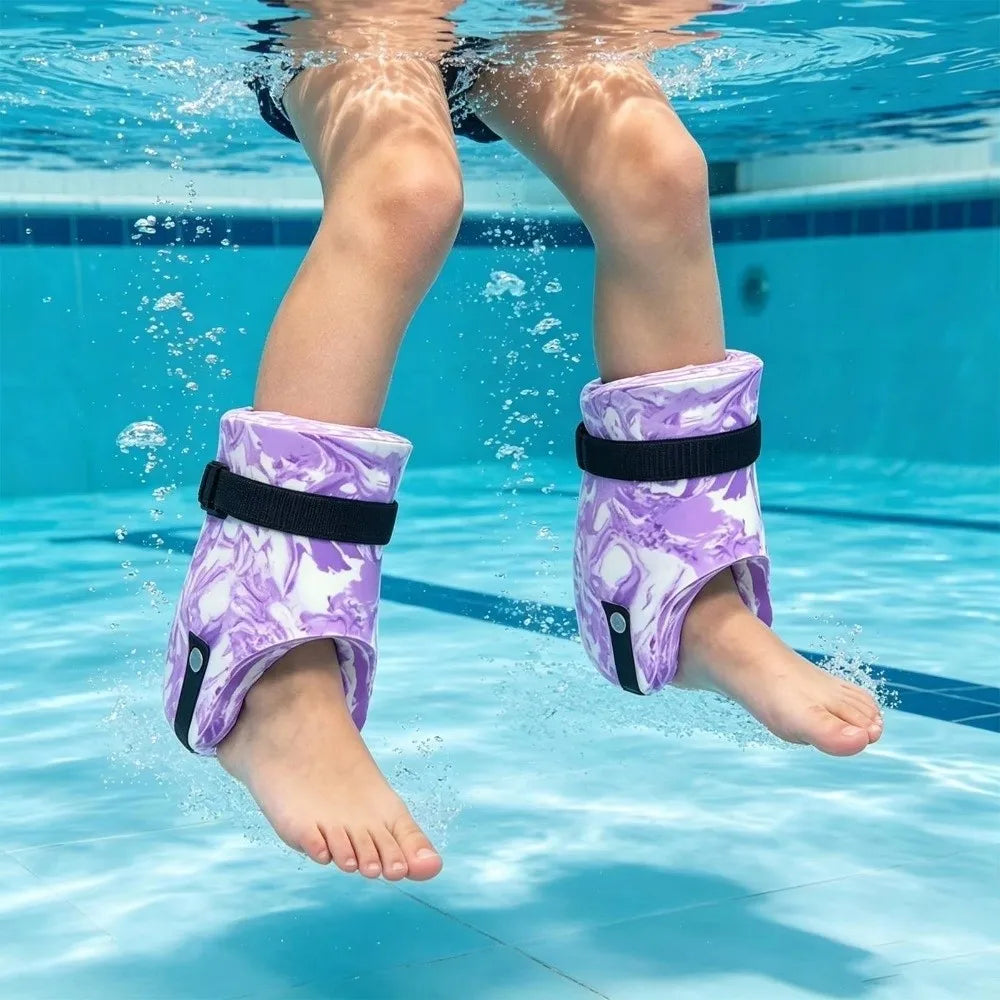 EVA Foam Ankle Flotation Cuffs – Adjustable Leg Float Bands Aquatic Fitness Cuffs Axl