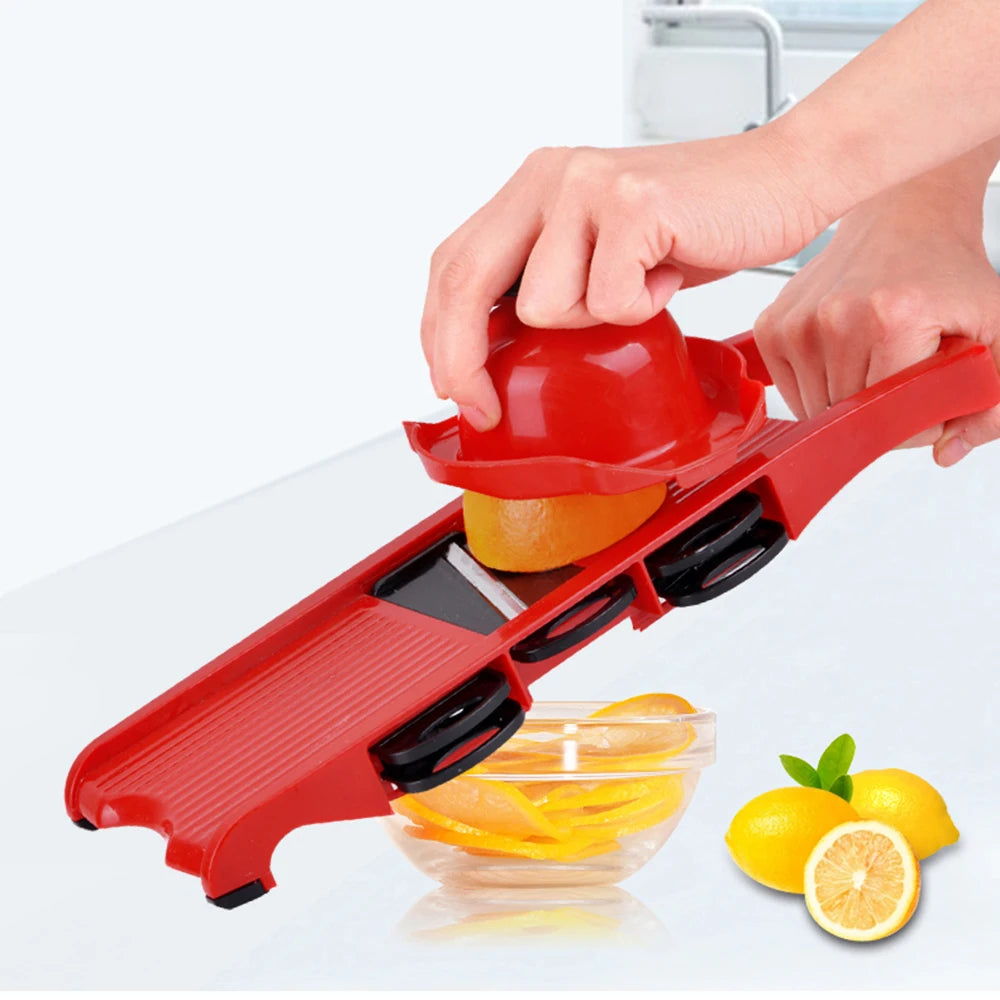 6-Blade Mandoline Slicer Vegetable Grater & Kitchen Tool Set Mandoline Slicer Set Axl