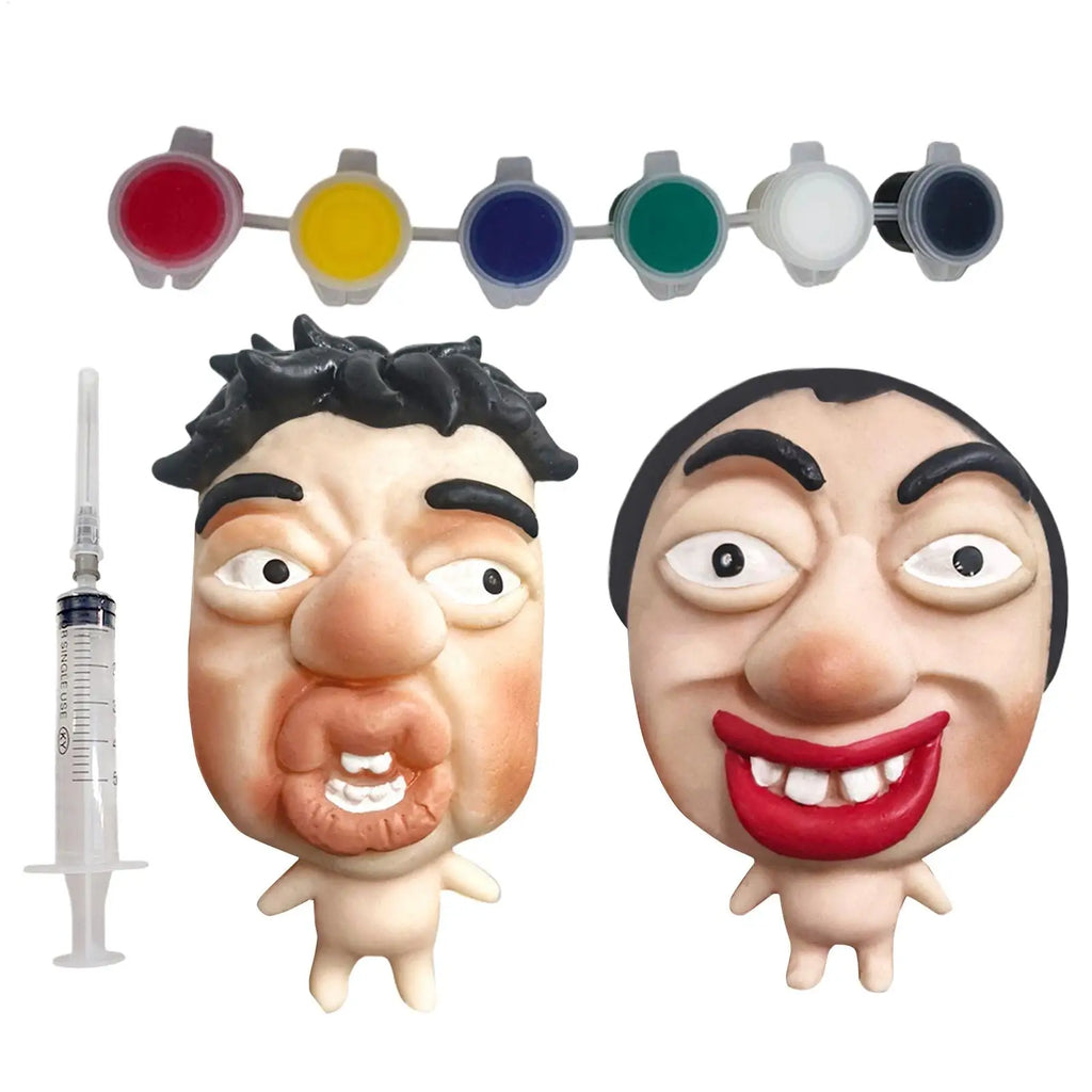 Funny Face Squeeze Fidget Toy – Sensory Craft Figure for All Ages Sensory Squeeze Toy Axl