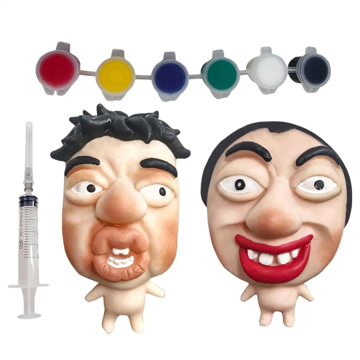 Funny Face Squeeze Fidget Toy – Sensory Craft Figure for All Ages Sensory Squeeze Toy Axl