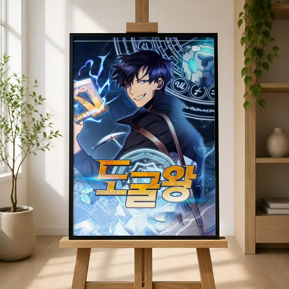 Tomb Raider King Manhwa PVC Wall Poster – Peel & Stick HD Art Wall Art Poster Axl