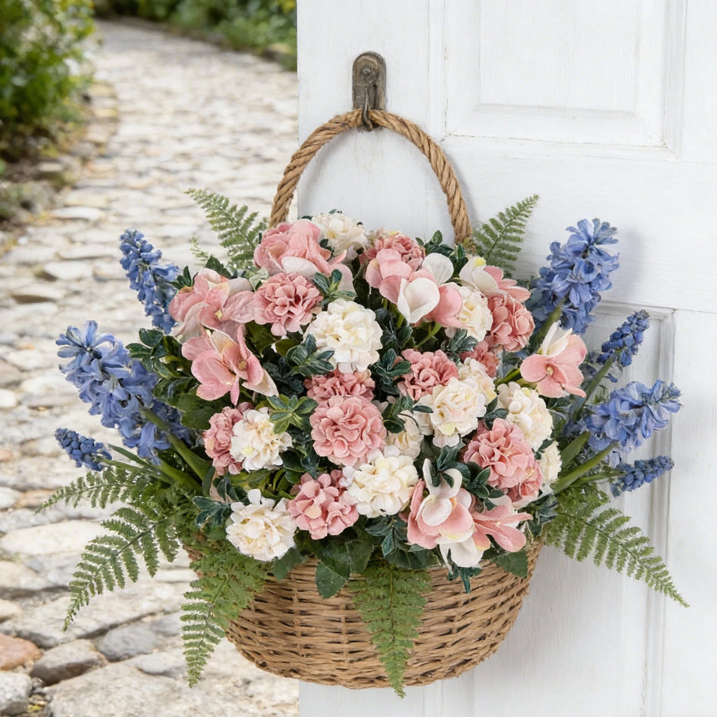 Silk Hydrangea Artificial Flower Bouquet | Wedding & Home Decor Artificial Flower Bouquet Axl