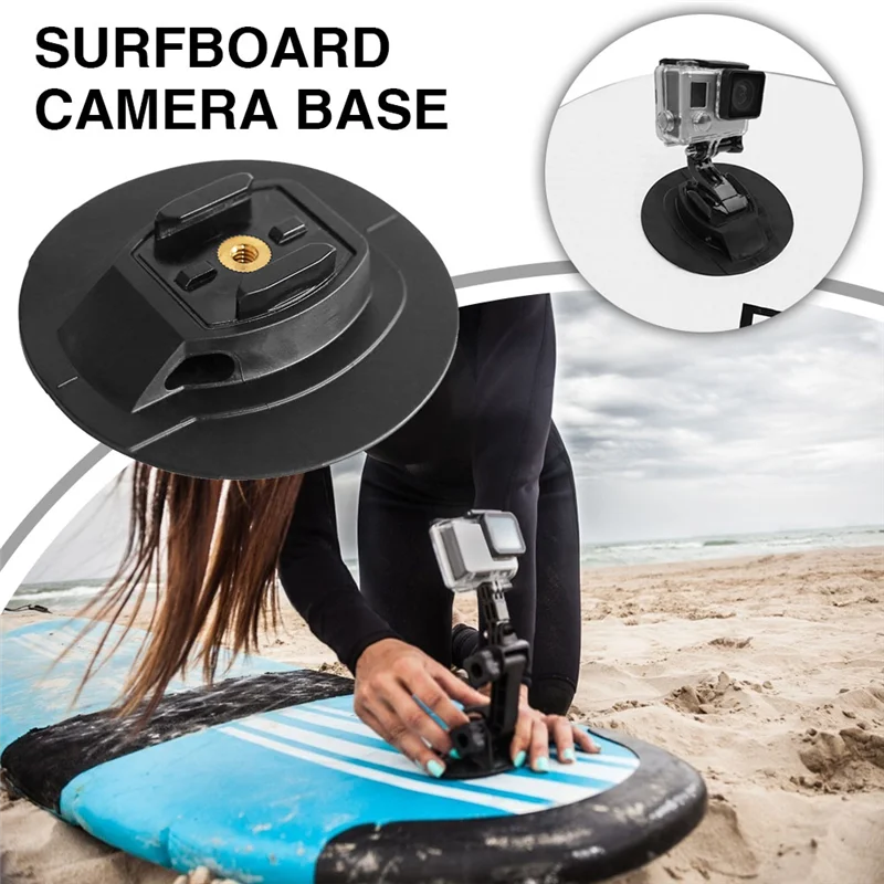 Adhesive Action Camera Mount for SUP Surfboard & Outdoors Camera Mount Accessory Axl