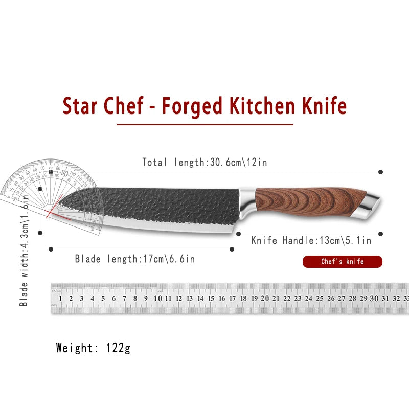 Stainless Steel Kitchen Knife – Sharp Meat & Vegetable Slicer Kitchen Knife Axl chef knife