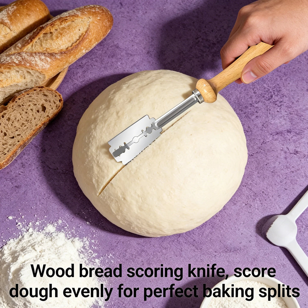 Bread Lame – Stainless Steel Dough Scoring Tool for Bakers Bread Scoring Tool Axl