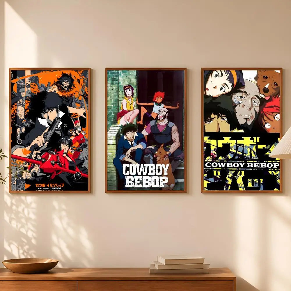 Cowboy Bebop Anime Wall Poster – Self-Stick Waterproof HD Print Anime Wall Poster Axl