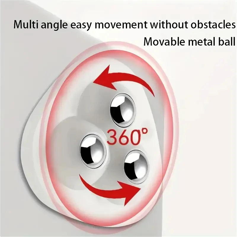 360° Swivel Caster Wheels – Heavy-Duty White Plastic Chair Casters Swivel Caster Wheels Axl