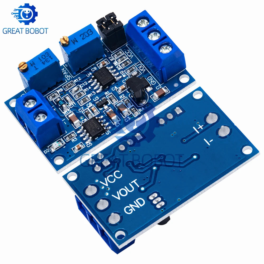 Current to Voltage Converter Module 0-20mA/4-20mA to 0-10V Signal Converter Module Axl