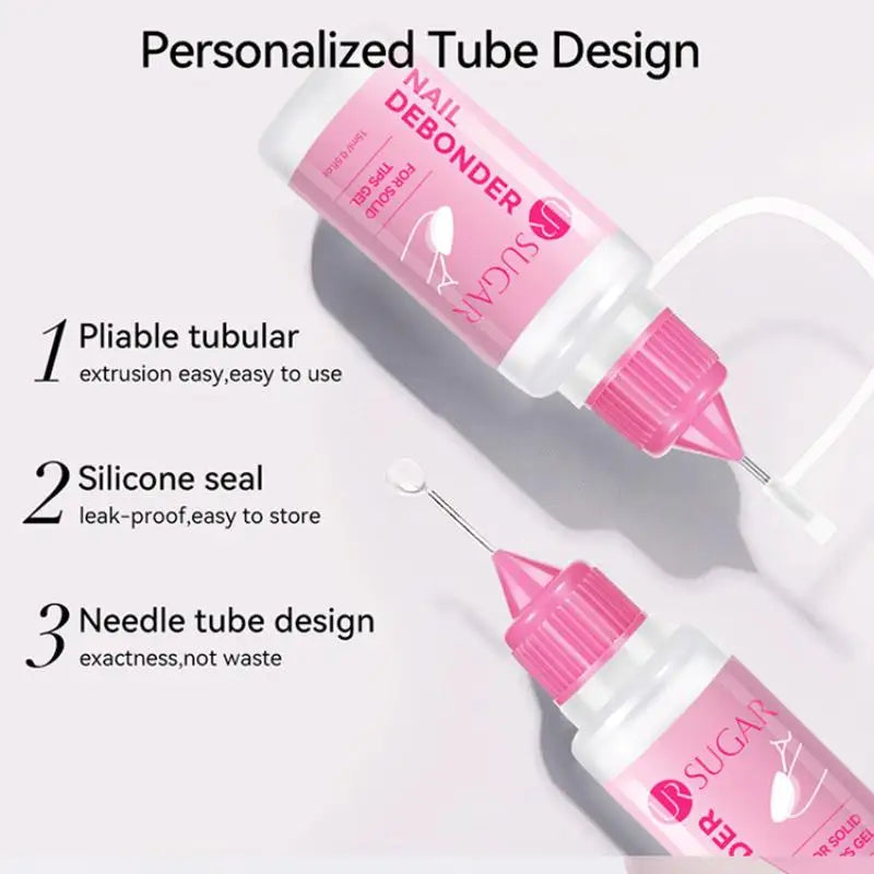 15ml Gel & Press-On Nail Tip Remover | Gentle Formula Nail Tip Remover Axl