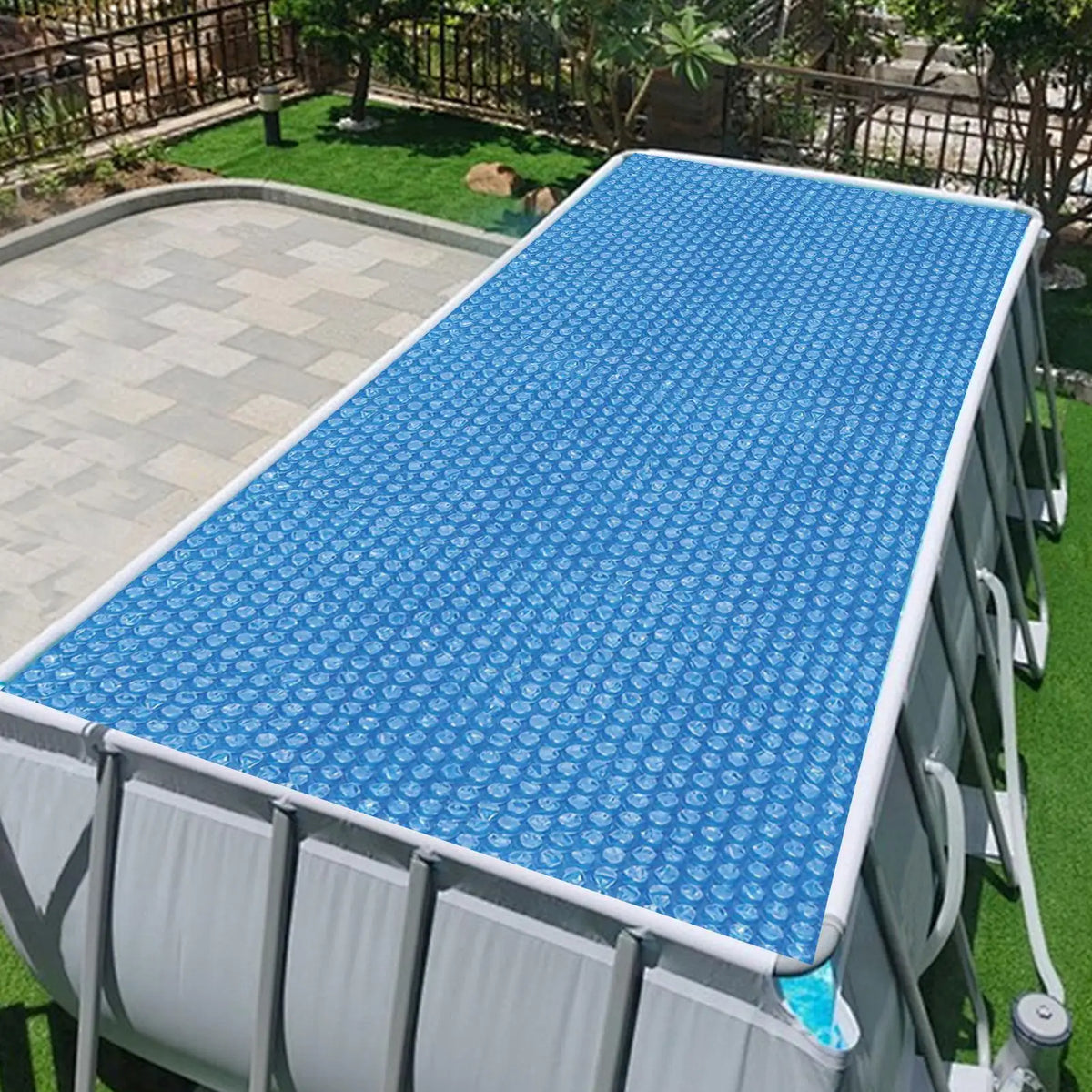 Rectangular Pool Bubble Cover – Heat Retention & Dustproof Pool Cover Axl
