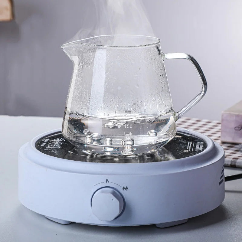 Pour Over Coffee Maker Set – Borosilicate Glass Dripper & Carafe Pour Over Coffee Set Axl