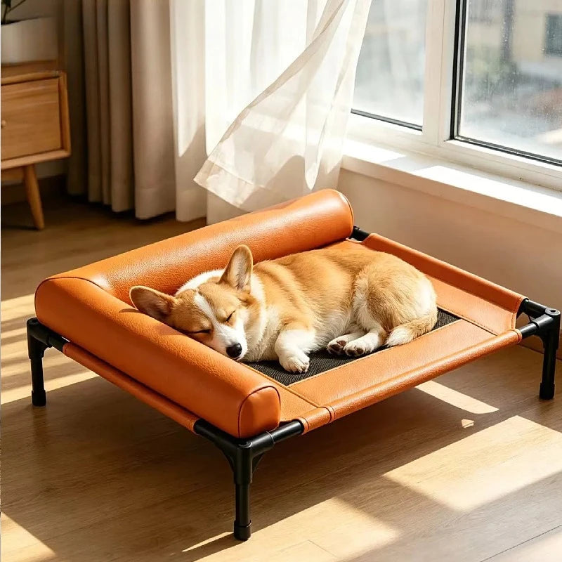 Elevated Cooling Dog Bed – Breathable Raised Pet Bed for Small Dogs Elevated Pet Bed Axl