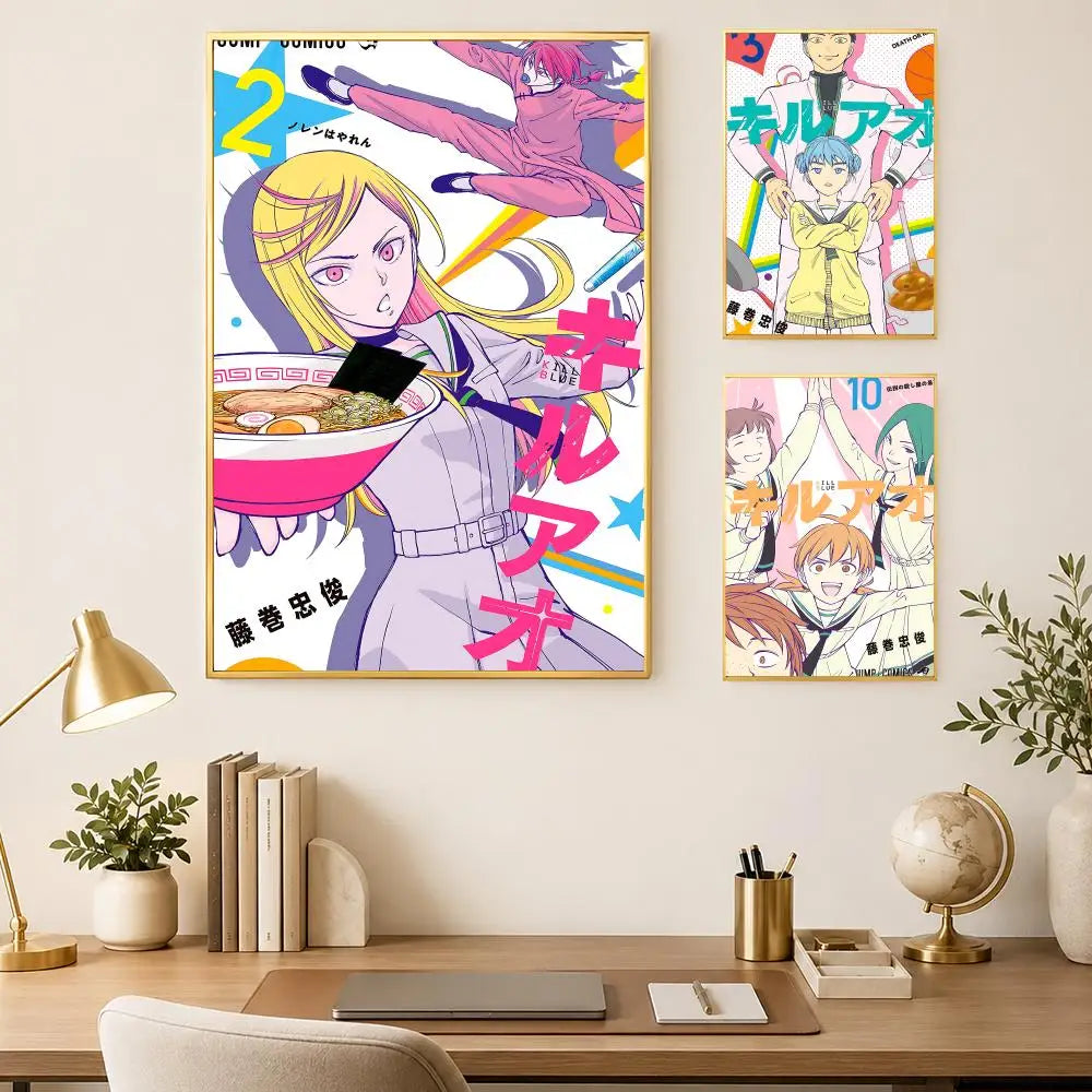 Anime Self-Stick HD Wall Art Poster – Waterproof Room Decor Wall Art Poster Axl