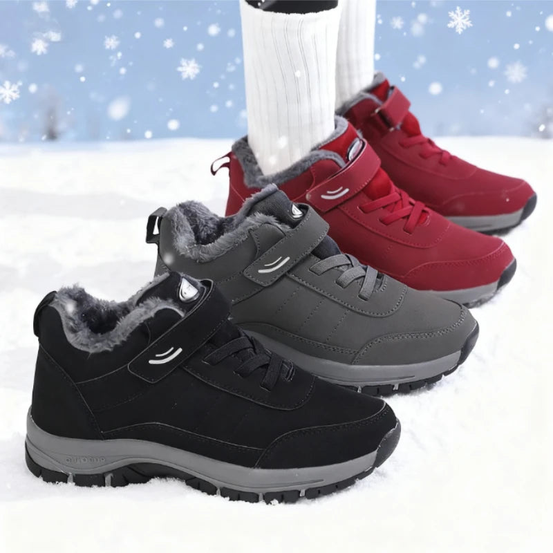Women's Winter Fur-Lined Ankle Boots – Warm Non-Slip Winter Ankle Boots Axl