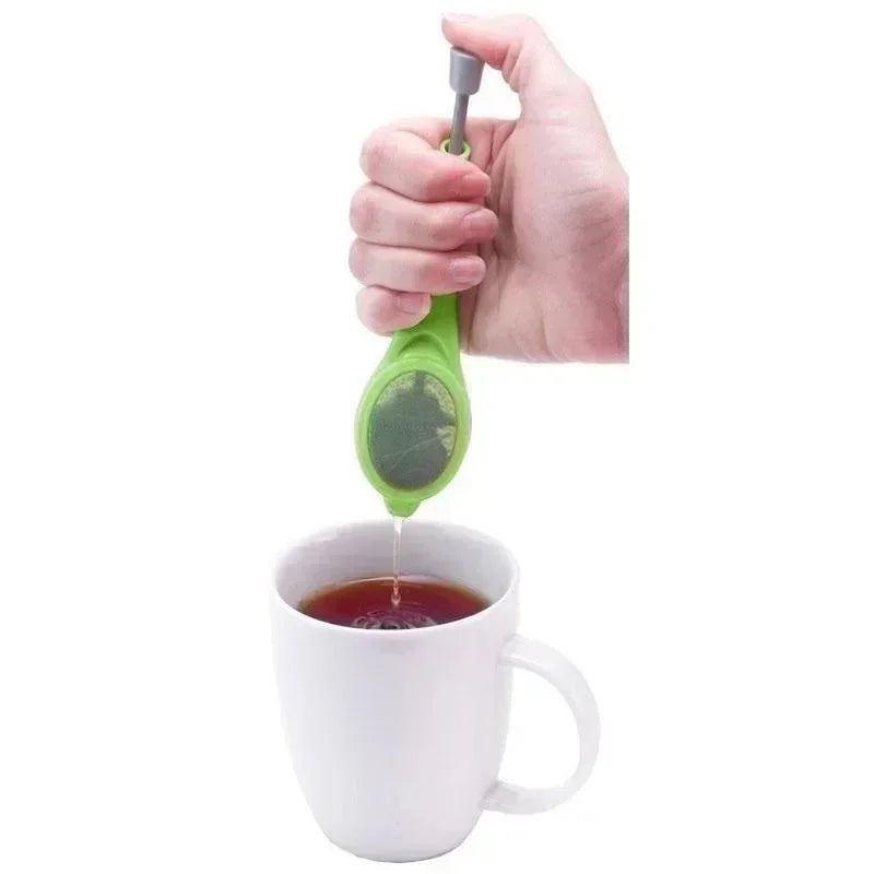 Manual Press Tea Infuser | Food Grade Loose Leaf Strainer Tea Infuser Axl