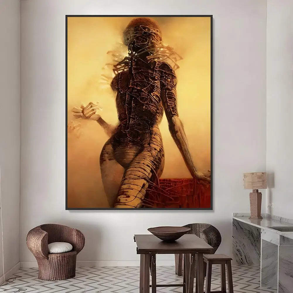 Zdzisław Beksiński Art Stickers – HD Waterproof Wall Decor
