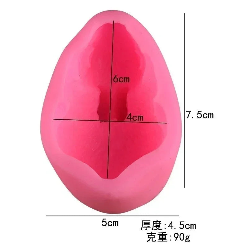Rabbit Silicone Mold – Chocolate, Fondant, Cake & Soap Silicone Baking Mold Axl