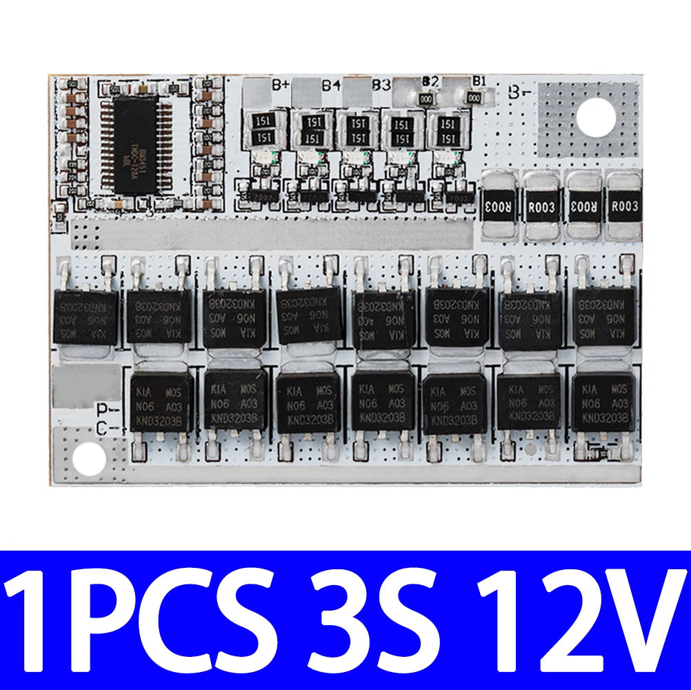 3S 4S 5S BMS 100A Lithium Battery Protection Circuit Board BMS Protection Board Axl 1pcs 3S 12V 100A